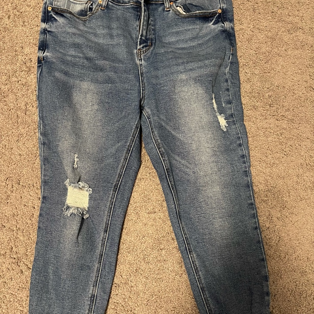 Ladies crop jeans